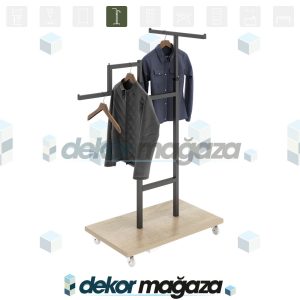 ARMEX 12 Clothing Display Stand with 2 Arms - Image 2
