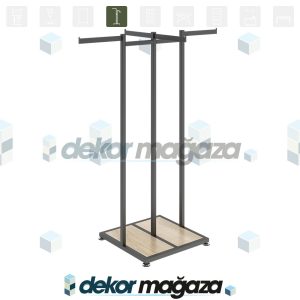 ARMEX 14 Clothing Display Stand with 3 Arms - Image 1
