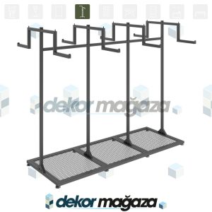 ARMEX 27 Clothing Display Stand with 8 Arms - Image 1