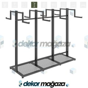 ARMEX 28 Clothing Display Stand with 8 Arms - Image 1