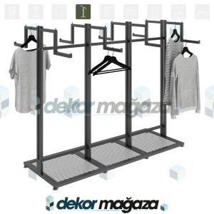 ARMEX 28 Clothing Display Stand with 8 Arms - Image 2