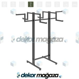 ARMEX 29 Clothing Display Stand with 6 Arms - Image 1