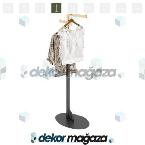 ARMEX 3 Clothing Display Stand with 2 Arms - Image 2