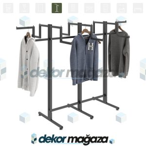 ARMEX 33 Clothing Display Stand with 8 Arms - Image 2