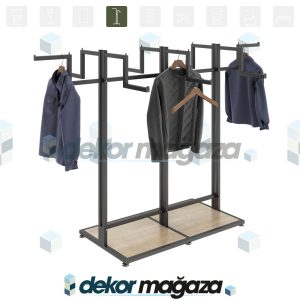 ARMEX 34 Clothing Display Stand with 8 Arms - Image 2
