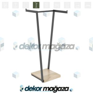ARMEX 4 Clothing Display Stand with 2 Arms - Image 1