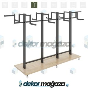 ARMEX 40 Clothing Display Stand with 10 Arms - Image 1