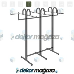 ARMEX 45 Clothing Display Stand with 8 Arms - Image 1