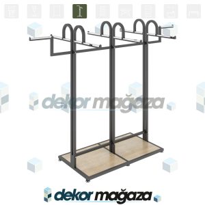 ARMEX 46 Clothing Display Stand with 8 Arms - Image 1