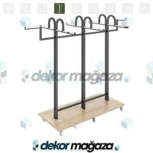 ARMEX 48 Clothing Display Stand with 8 Arms - Image 1