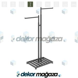 ARMEX 5 Clothing Display Stand with 2 Arms - Image 1