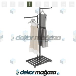 ARMEX 5 Clothing Display Stand with 2 Arms - Image 2