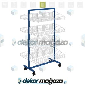 ECHO 4 - Kasa Promosyon Sepeti 4 Katlı, Çift Taraflı - Görsel 1