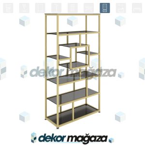 EXE 10 - Endüstriyel, Teşhir Rafı, Kitaplık - Görsel 1