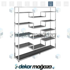 EXE 9 - Endüstriyel, Teşhir Rafı, Kitaplık - Görsel 1