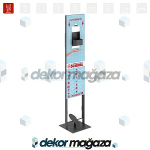 FLEX 103 - Pedallı Dezenfektan Standı - Görsel 1