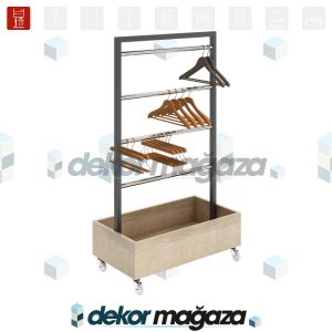 FLEX 117 - Kabin Önü Askılık Standı - Görsel 1