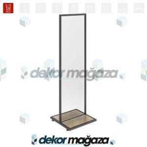 FLEX 121 - Metal Çerçeveli Büyük Ayna - Sabit Açılı - Görsel 1