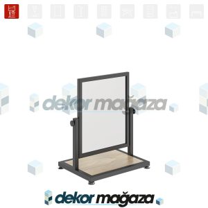 FLEX 122 - Metal Çerçeveli Küçük Ayna - Açı Ayarlı - Görsel 1