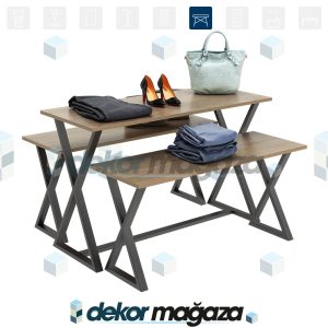 OXO 11 - Ürün Teşhir Masası, 3 lü Set - Görsel 2