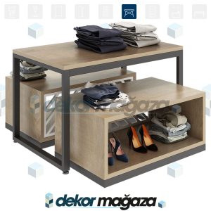 OXO 12 - Ürün Teşhir Masası, 3 lü Set - Görsel 2