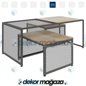 OXO 13 - Ürün Teşhir Masası, 3 lü Set - Görsel 1