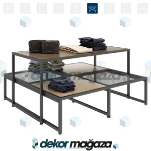 OXO 14 - Ürün Teşhir Masası, 2 lü Set - Görsel 2