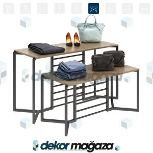 OXO 16 - Ürün Teşhir Masası, 2 li Set - Görsel 2