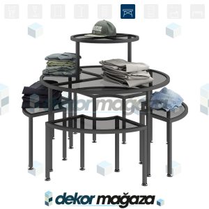OXO 18 - Ürün Teşhir Masası, 3 Katlı - Görsel 2