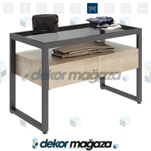 OXO 22 - Ürün Teşhir Masası, Ahşap & Cam - Görsel 2