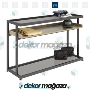 OXO 24 - Ürün Teşhir Masası, Ahşap & Cam - Görsel 2