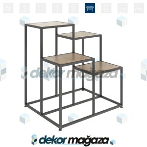 OXO 25 - Ürün Teşhir Masası, 4 Katlı - Görsel 1