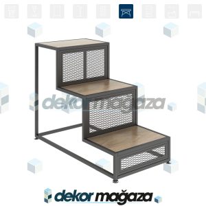 OXO 26 - Ürün Teşhir Masası, 3 Katlı - Görsel 1