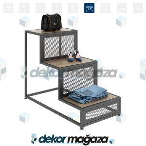 OXO 26 - Ürün Teşhir Masası, 3 Katlı - Görsel 2